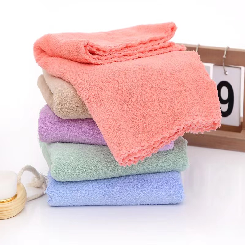 microfiber coral fleece edgeless cleaning towel (3)